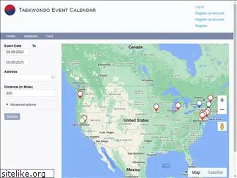 taekwondoeventcalendar.com