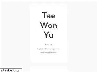 taewonyu.com