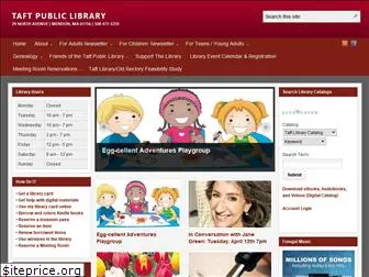 taftpubliclibrary.org