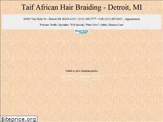 taifhairbraiding.com