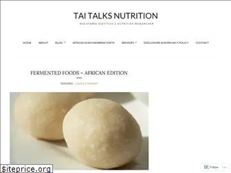 taitalksnutrition.com