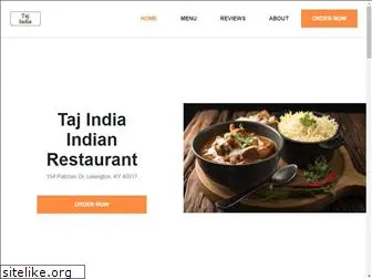 tajindiaindianrestaurant.com