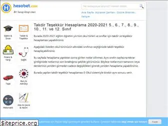 takdir-tesekkur-hesaplama.hesabet.com