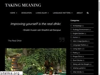 takingmeaning.com