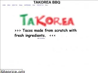 takoreabbq.com