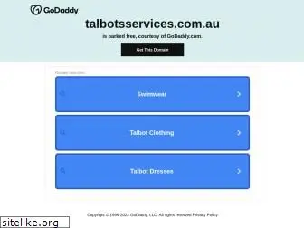 talbotsservices.com.au