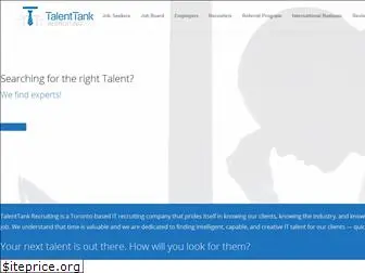 talenttankrecruiting.com