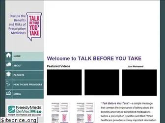 talkbeforeyoutake.org