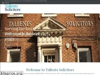 tallents.co.uk