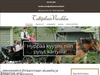 tallipihanvossikka.fi
