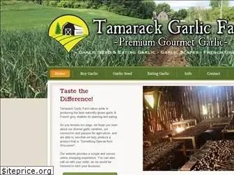 tamarackgarlicfarm.com