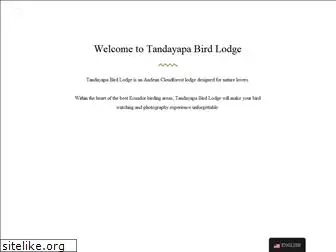 tandayapabirdlodge.com