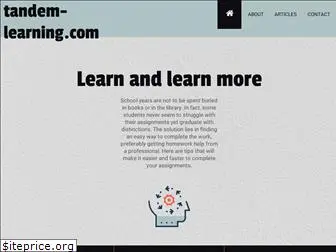 tandem-learning.com