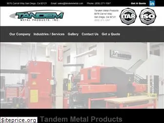 tandemmetal.com