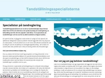 www.tandstallningsspecialisterna.se