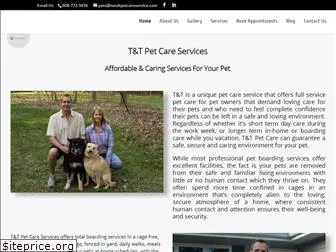 tandtpetcareservices.com