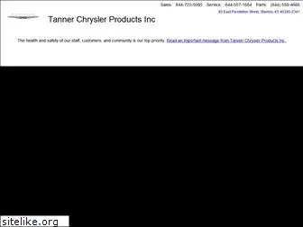 tannerchryslerproducts.com