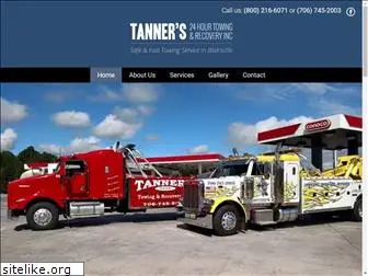tannerstowingandrecovery.com