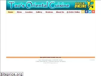 taosorientalcuisine.com