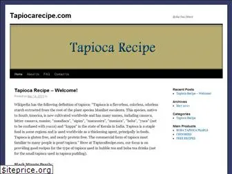 tapiocarecipe.com