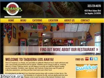 taquerialosanaya.com