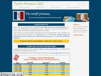 tarifs-de-la-poste.fr