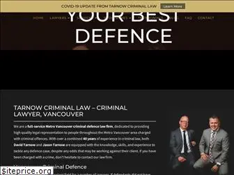 tarnowcriminallaw.com