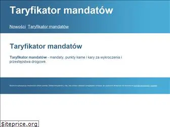 taryfikatormandatow.pl