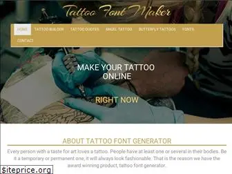 tattoofontmaker.com