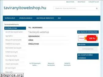 taviranyitowebshop.hu