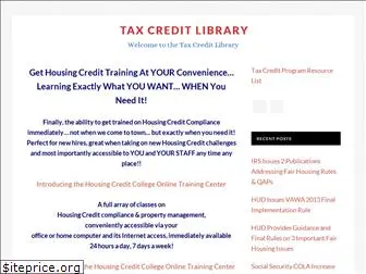 taxcreditlibrary.com