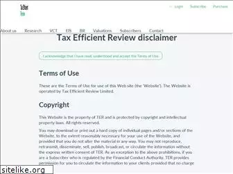 taxefficientreview.com