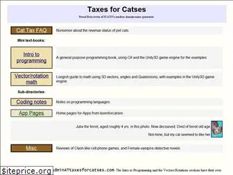 taxesforcatses.com