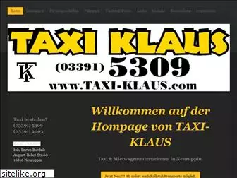 taxi-klaus.de