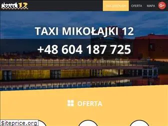 taxi12mikolajki.pl