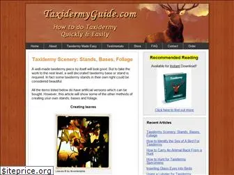 taxidermyguide.com