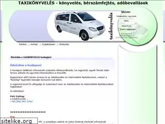 taxikonyveles.hu