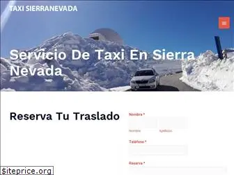 taxisierranevada.com