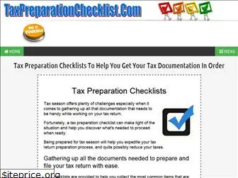 taxpreparationchecklist.com