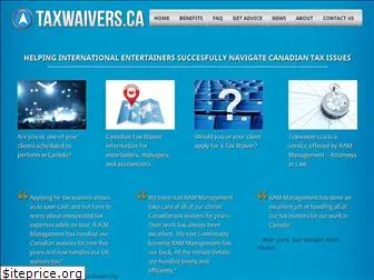 taxwaivers.ca