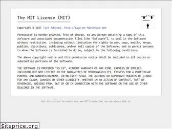 taye.mit-license.org