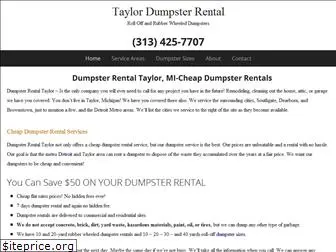 taylordumpsterrental.com