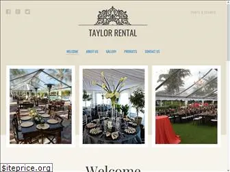 taylorrentalcfl.com