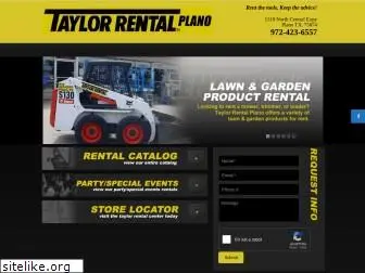 taylorrentalplano.com