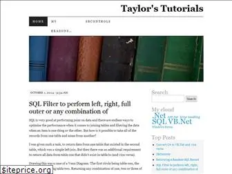 taylortutorials.wordpress.com