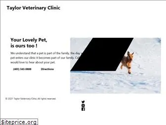 taylorveterinaryclinic.com