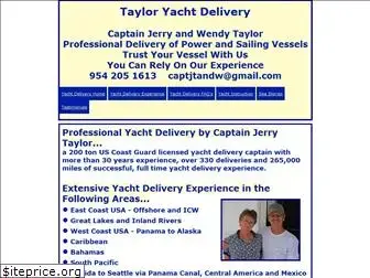 tayloryachtdelivery.com