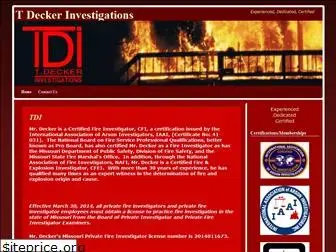 tdeckerinvestigations.com