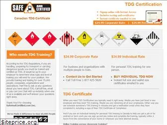 tdgcertificate.com