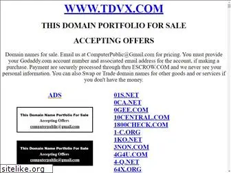 tdvx.com